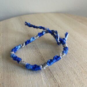 Katrina Bracelet, anklet, trendy, comfortable, tie, embroidery thread, woven, gi